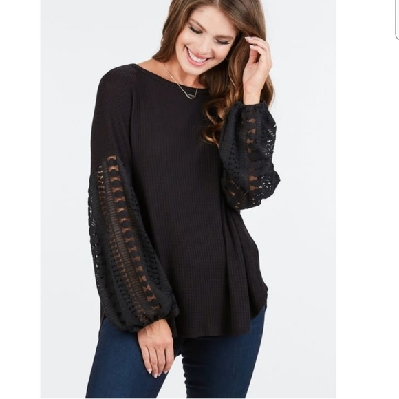 Boho Lace Top - Picture 2 of 3